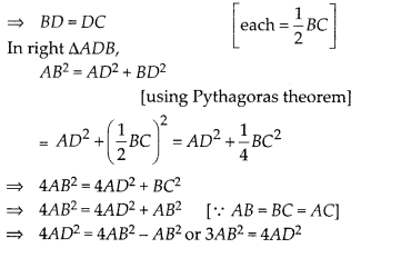 NCERT Class 10th Maths Solutions Chapter 6 Triangles Ex 6.5